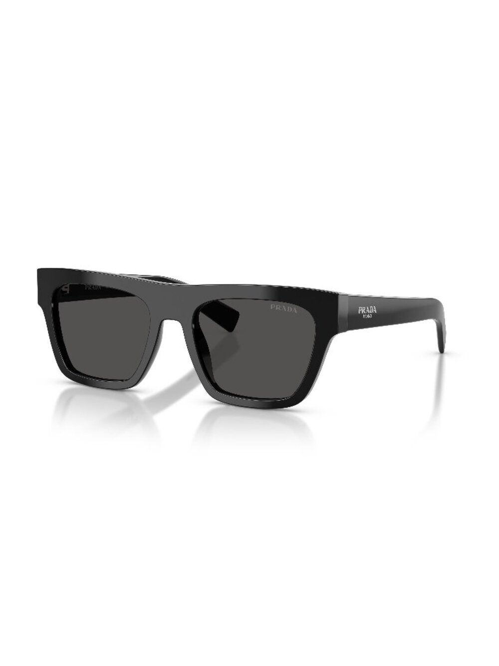 New Prada Men's Sunglasses Black Grey Lens Acetate Frame PR C03S 16K08Z 54